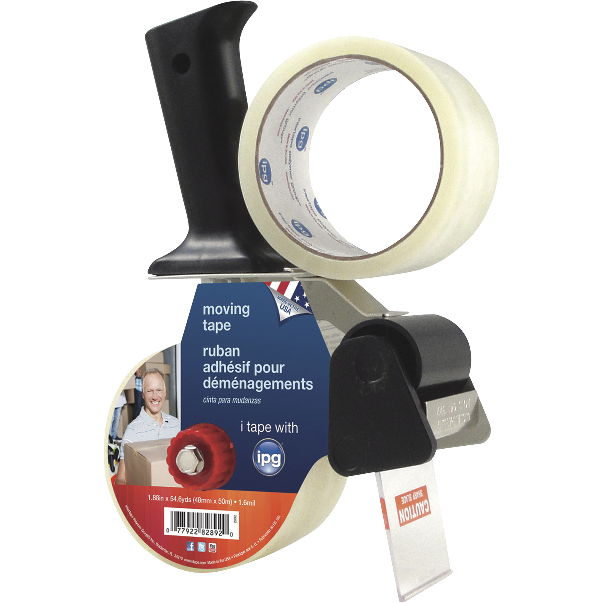 Intertape Tape Dispenser with 2 Rolls of Tape, Model 2892 Northern Tool